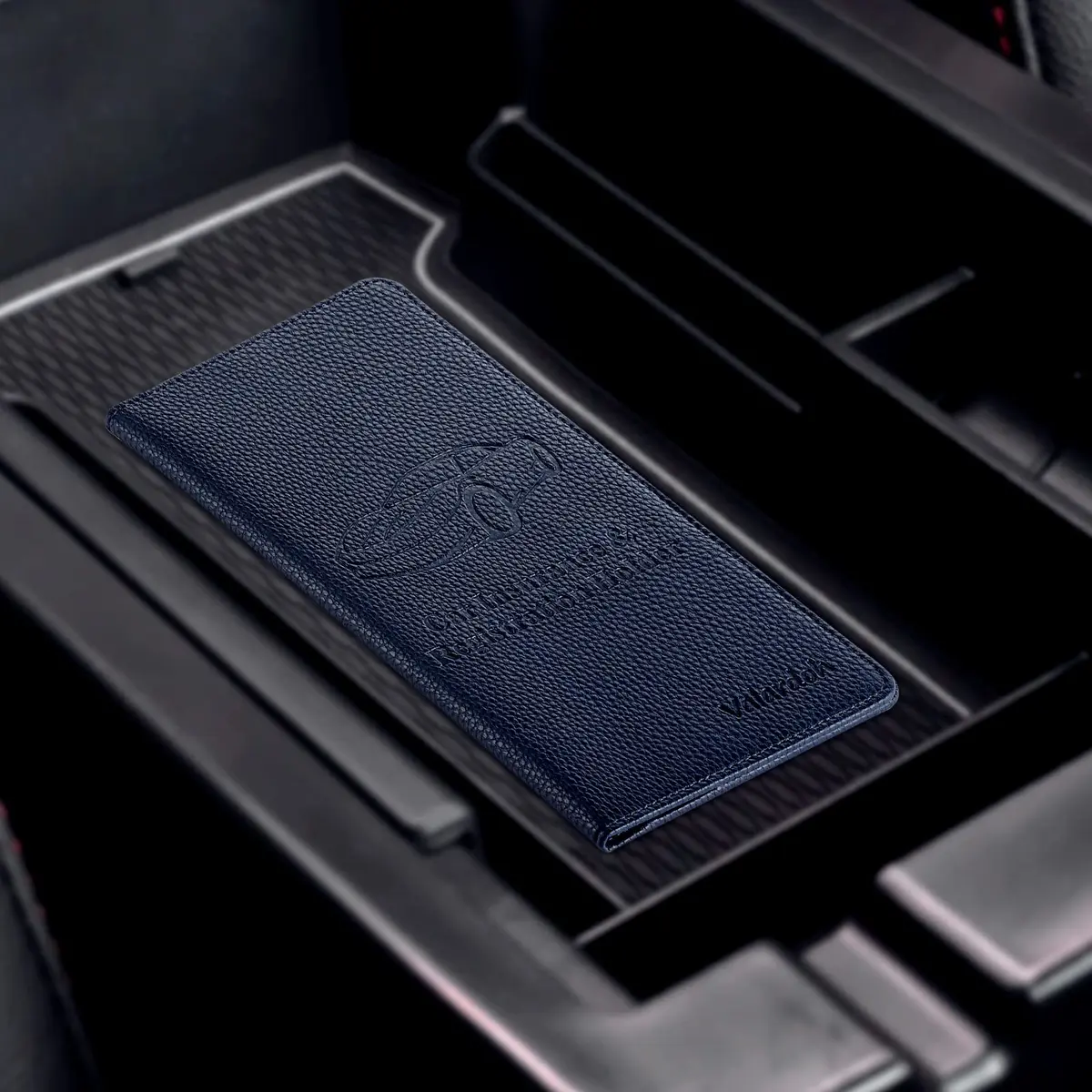 Valardoh Premium Car Document Holder Deep Blue | Organizes License, Insurance & Registration Cards - view 7