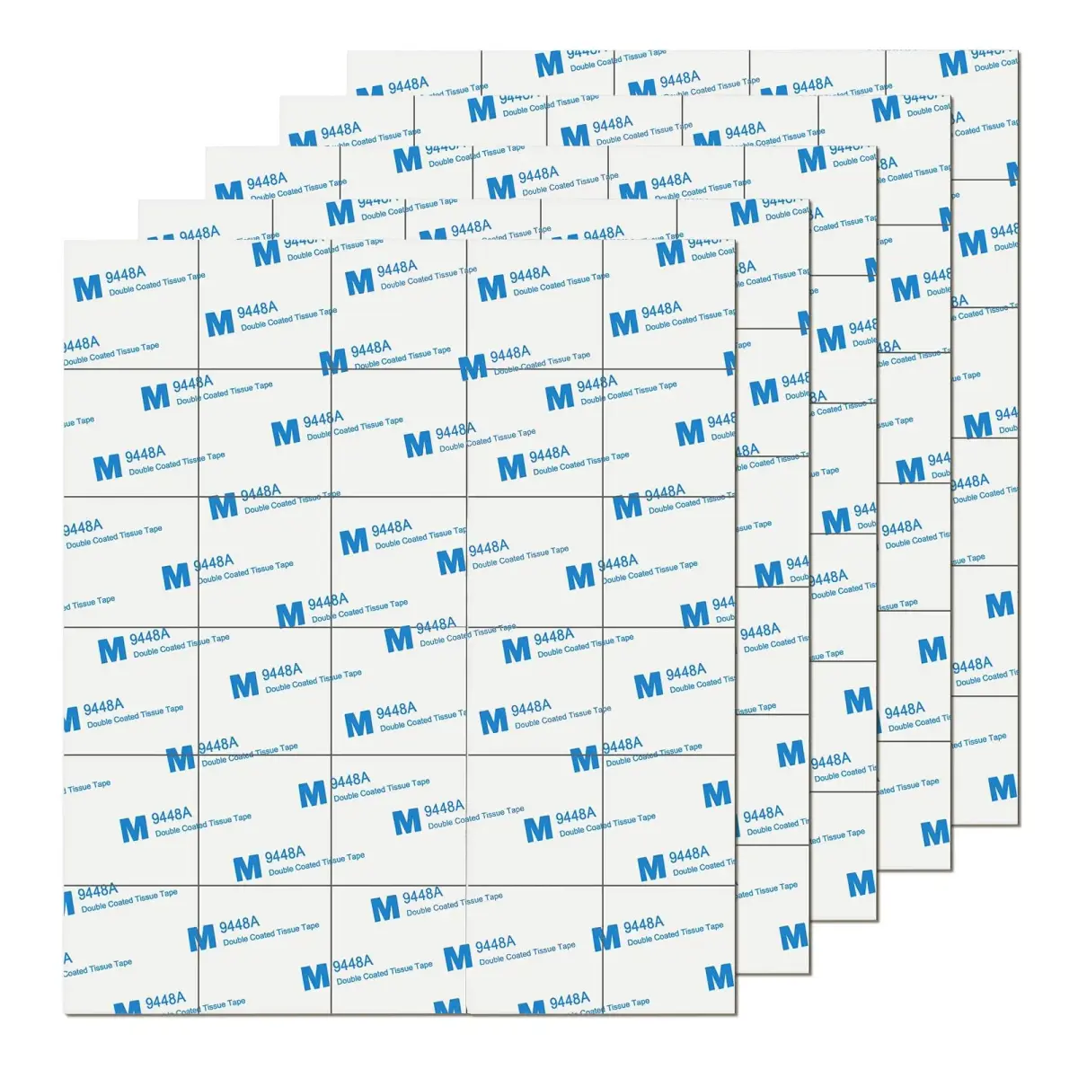 UPINS Black 180 Pack Double Sided Foam Tape Squares | 40mm x 40mm (1.57" x 1.57") x 3mm Thick - main product image