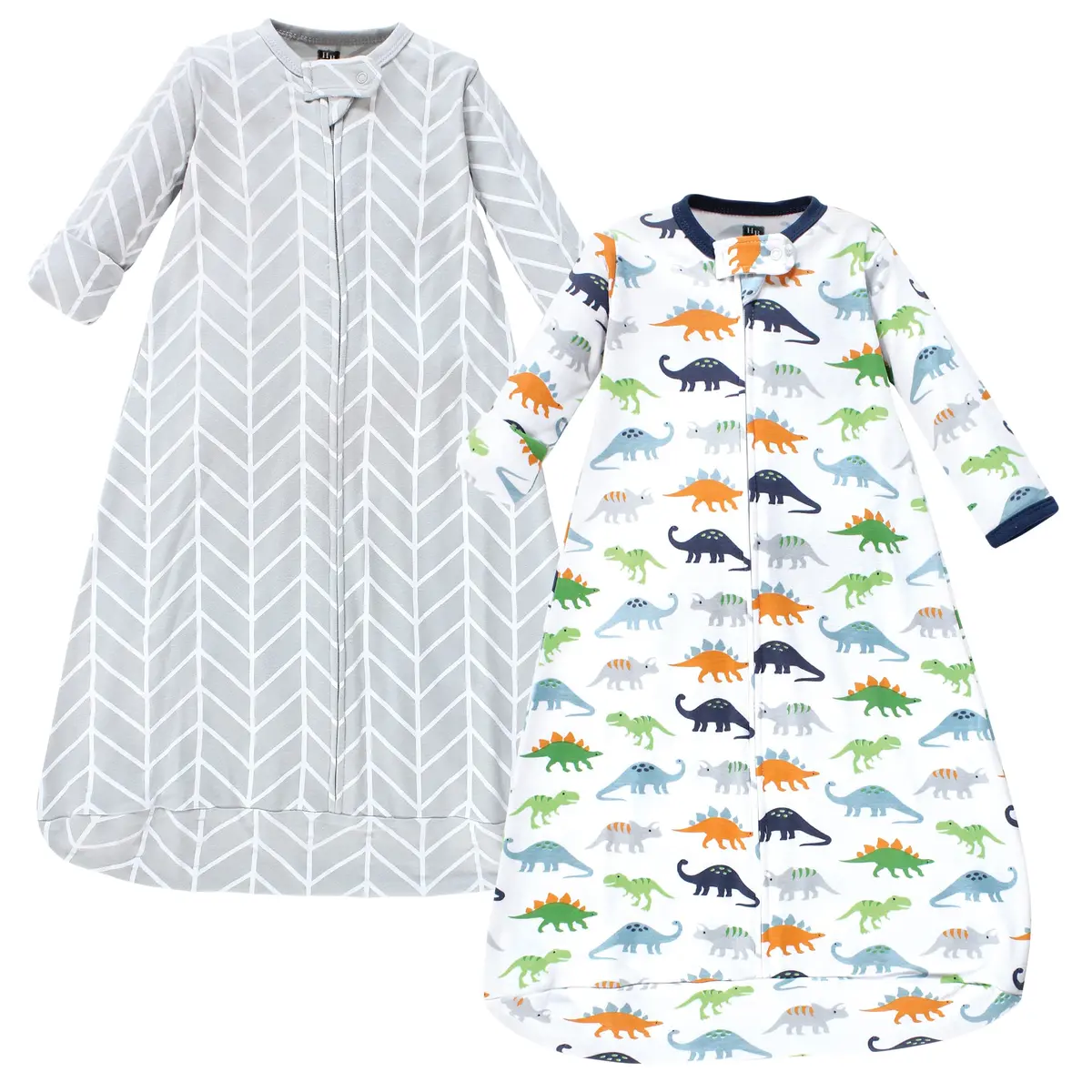 Hudson Baby Unisex Cotton Long-Sleeve Wearable Sleeping Bag Sack Blanket Dinosaurs 12-18 Months - main product image