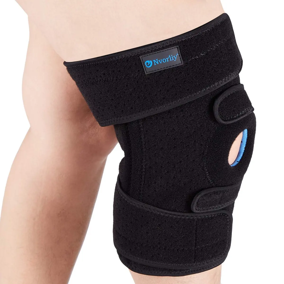 Nvorliy Knee Brace for Women Plus Size | Support for Arthritis & Meniscus (7XL/8XL, Black) - main product image