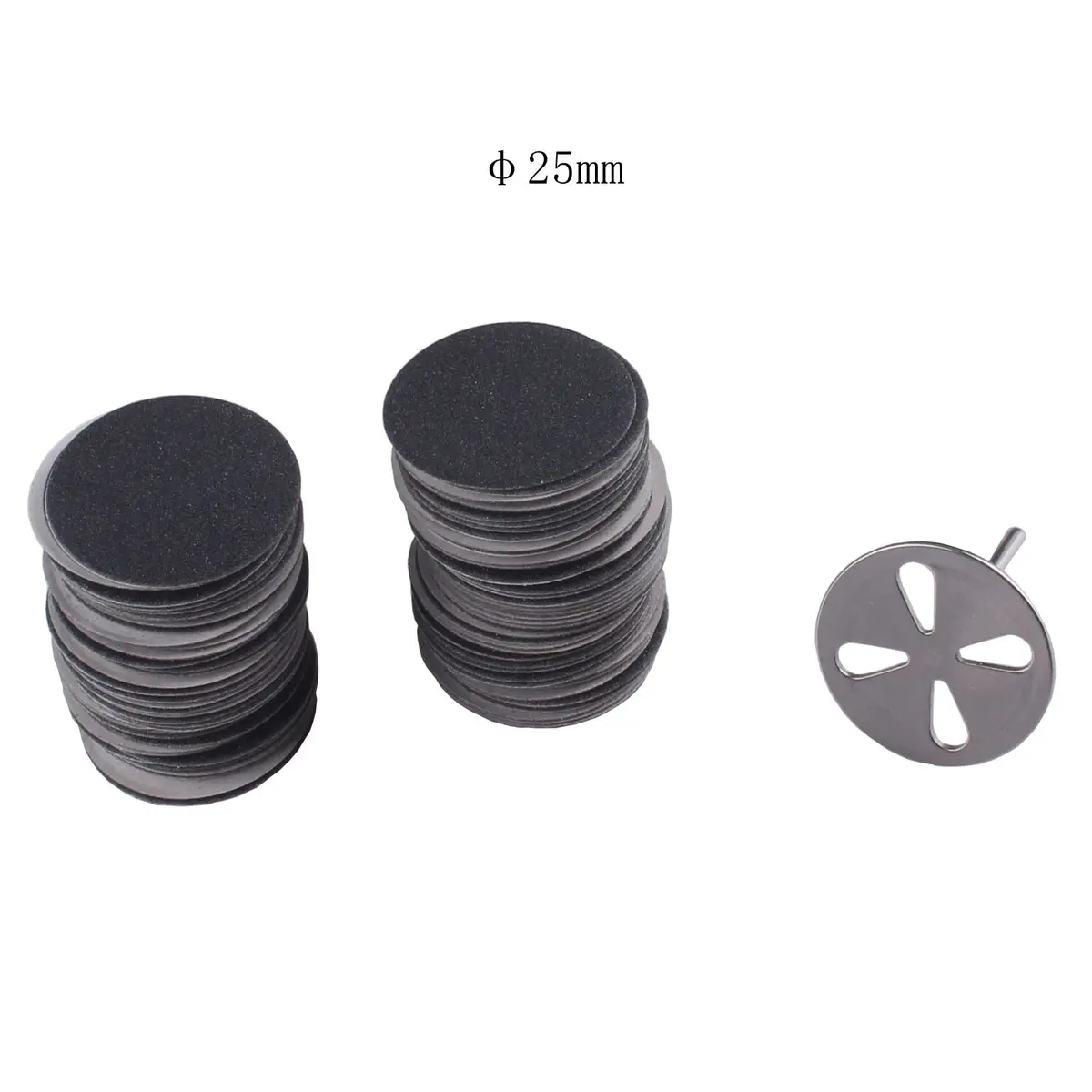 MZCMSL Nail Drill Bits & Sanding Discs 100pcs #240 Grit for Pedicure & Callus Removal - view 5