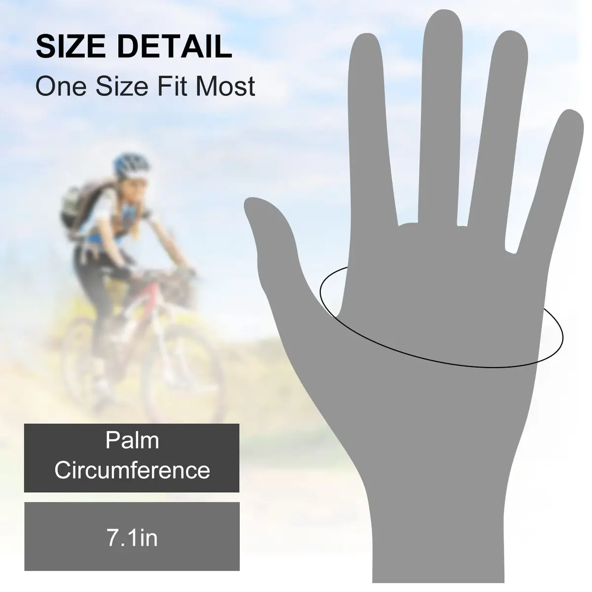 Accmor Leather Punk Gloves Fingerless Gloves for Women 18cm | Fashion & Durability - view 7