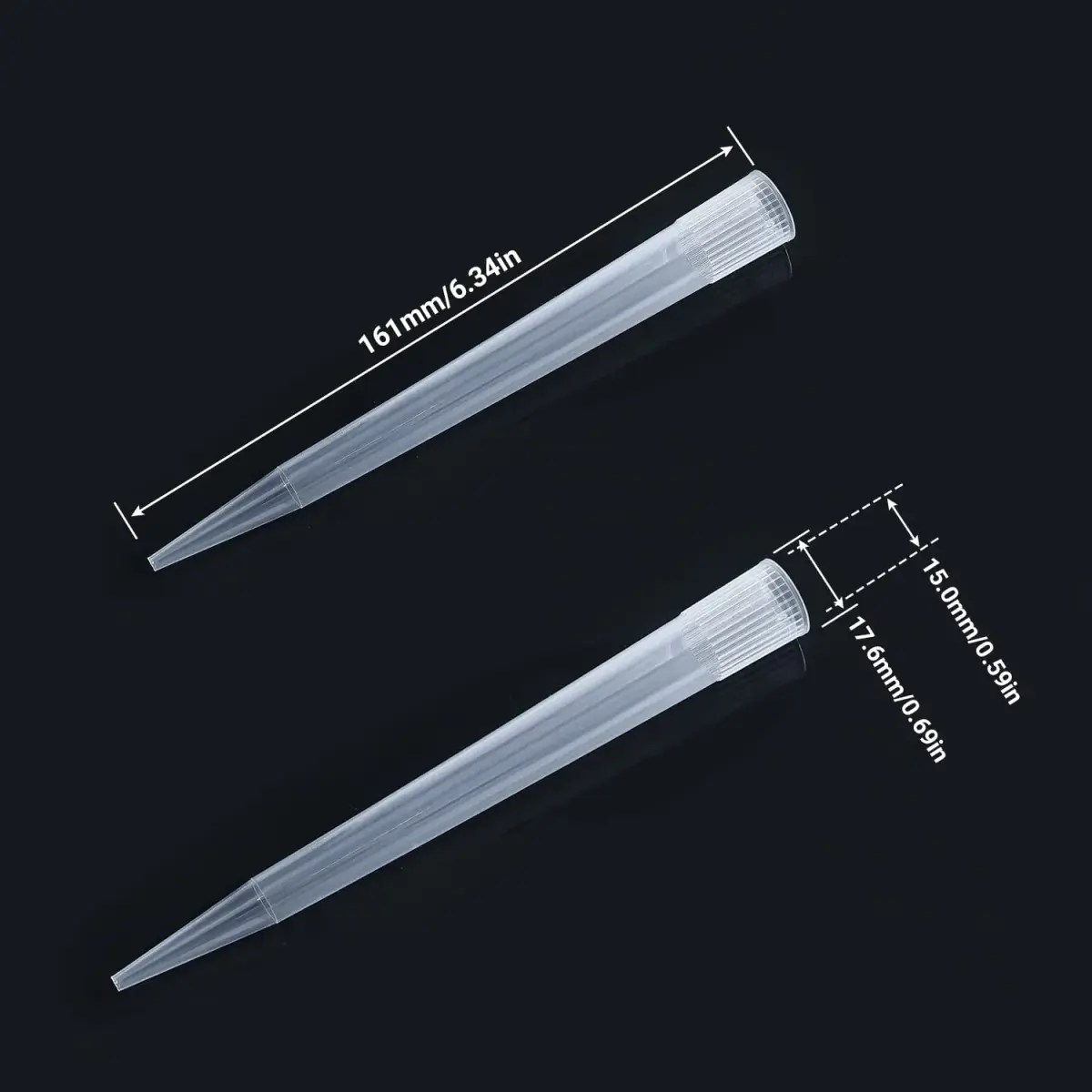 FOUR E'S SCIENTIFIC 10mL Pipette Tips Rack | Autoclavable Polypropylene (PP), Transparent - view 2