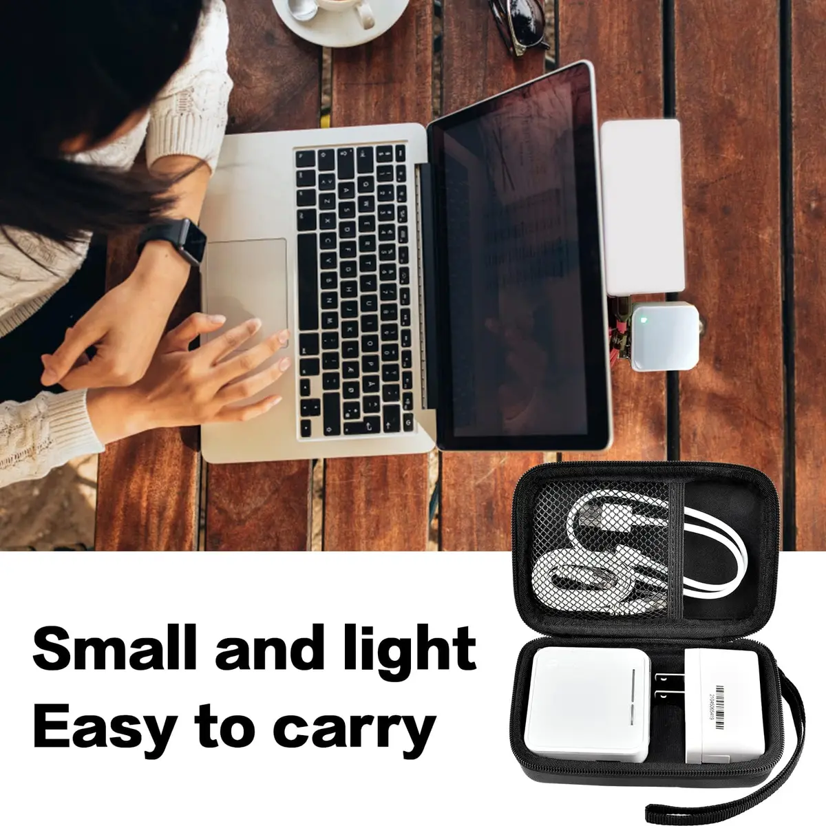 GWCASE Hard Travel Router Case for TP-Link AC750 TL-WR902AC | Compact, Water-Resistant & Shockproof - view 6