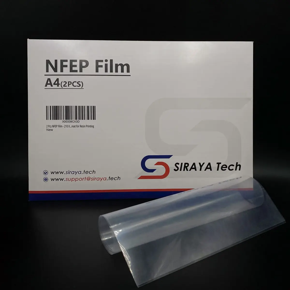 Siraya Tech NFEP Film A4 Size (210 x 297mm) | 2 Pcs for Resin 3D Printers - main product image