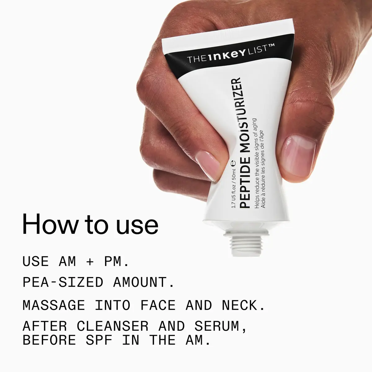 The INKEY List Peptide Moisturizer 1.69 fl oz | Supports Collagen & Hydrates Skin - view 5