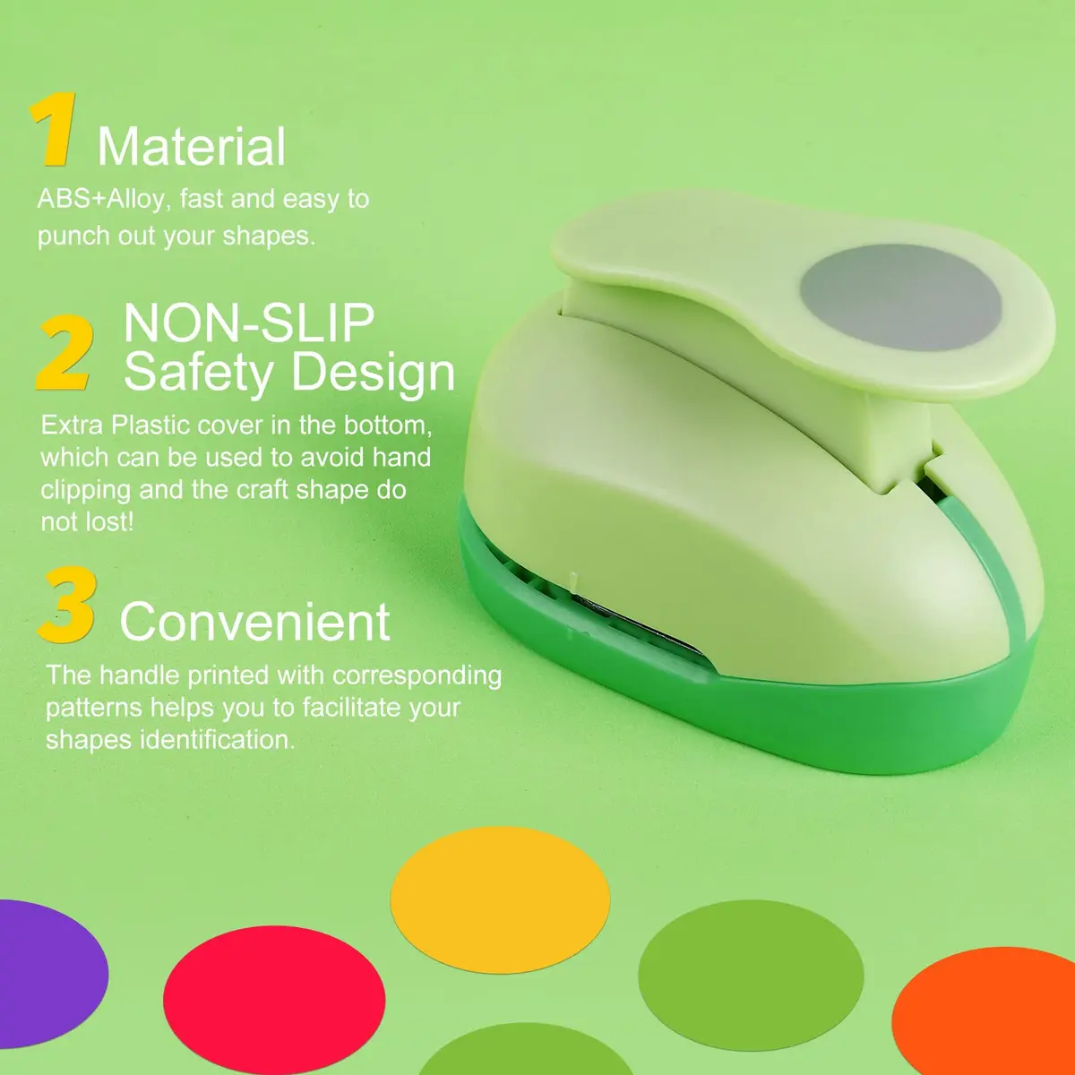 UCEC 1.5 Inch Circle Hole Punch | Perfect for Crafting & Scrapbooking - view 6
