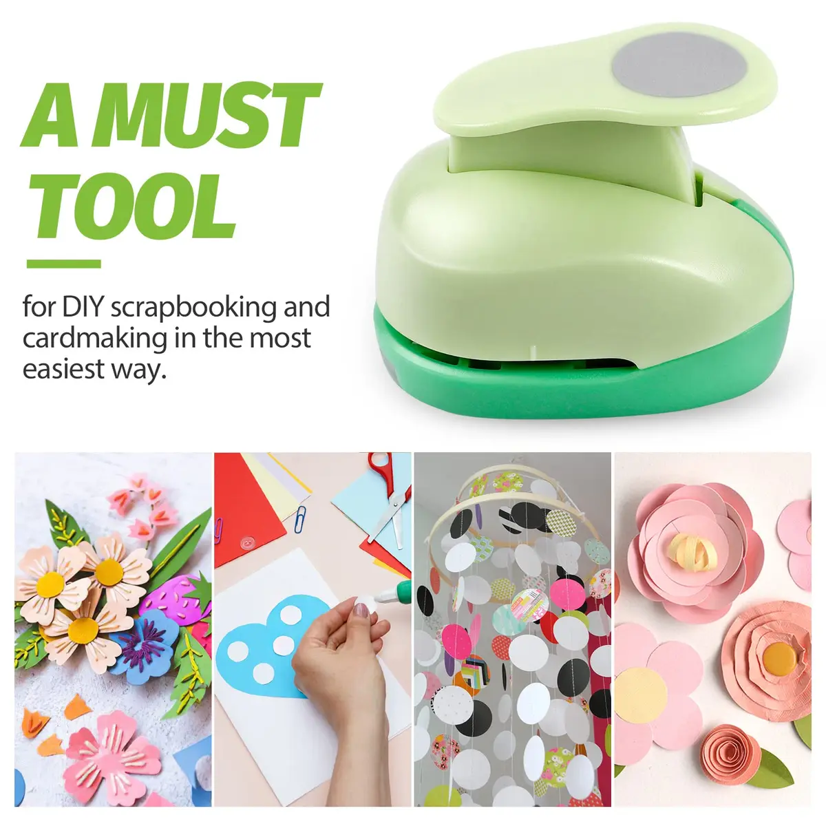 UCEC 1.5 Inch Circle Hole Punch | Perfect for Crafting & Scrapbooking - view 7
