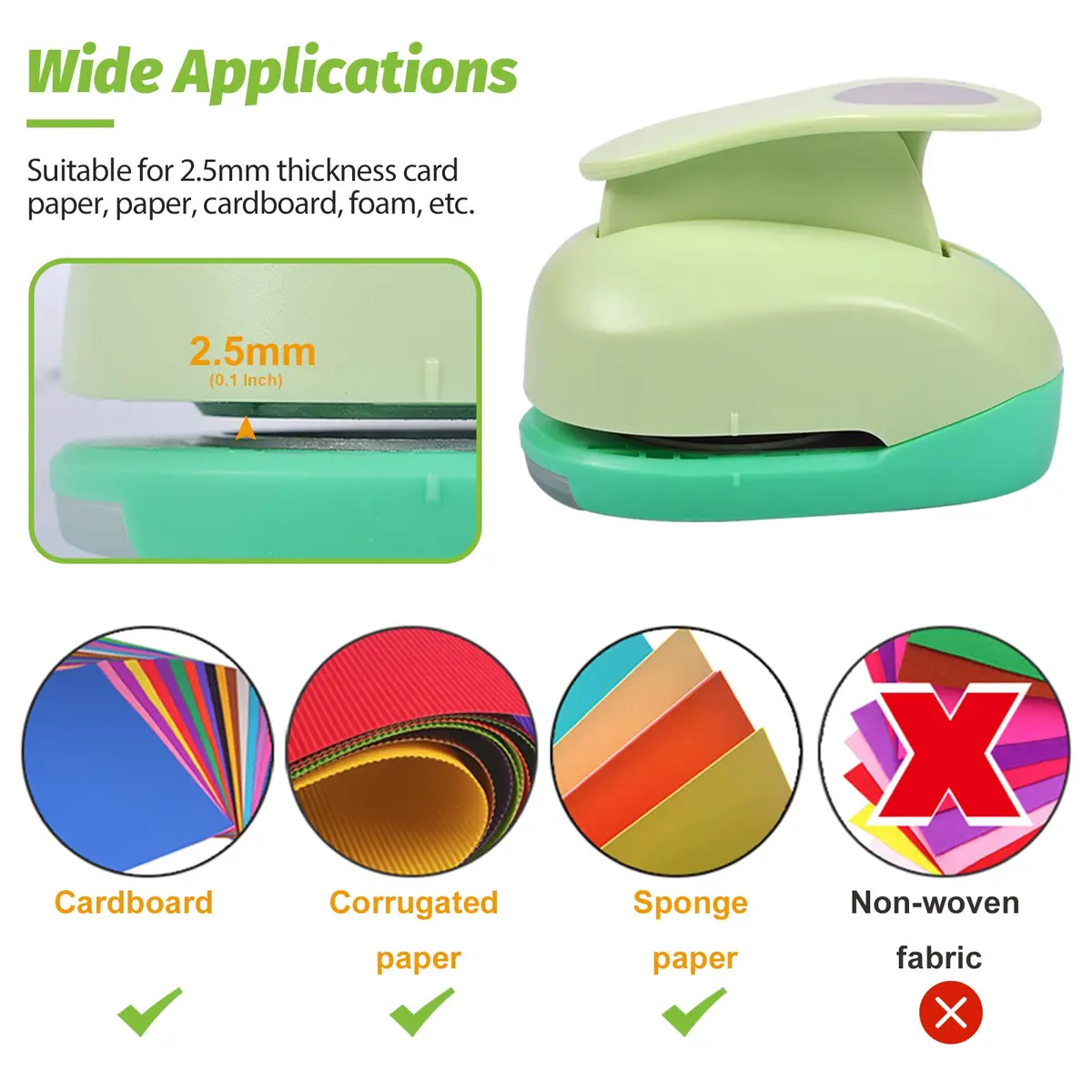 UCEC 1.5 Inch Circle Hole Punch | Perfect for Crafting & Scrapbooking - view 4
