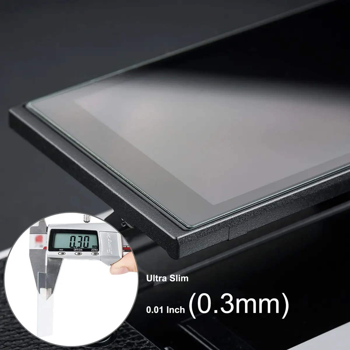 JJC Tempered Glass Screen Protector for Sony A7CR A7CII A6700 A7 IV ZV-E1 Cameras | 2-Pack, 9H Hardness, 2.5D Edges - view 3