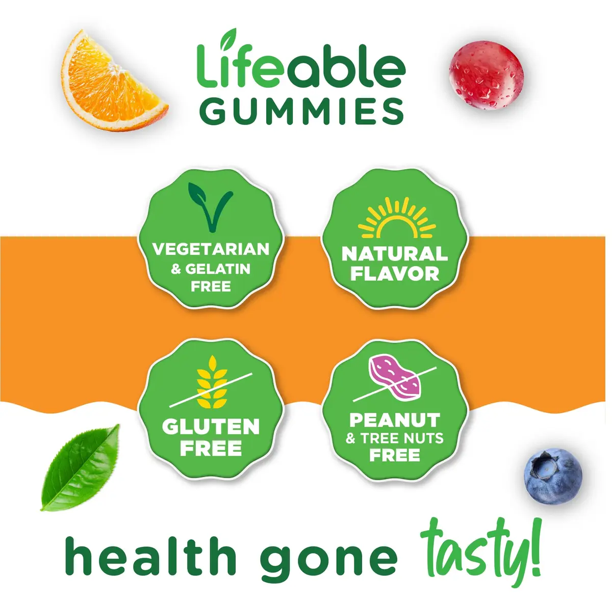 Lifeable Womens Multivitamin Gummies with Extra Biotin, Raspberry, 90 Count | Supports Hair, Skin & Nails - view 4