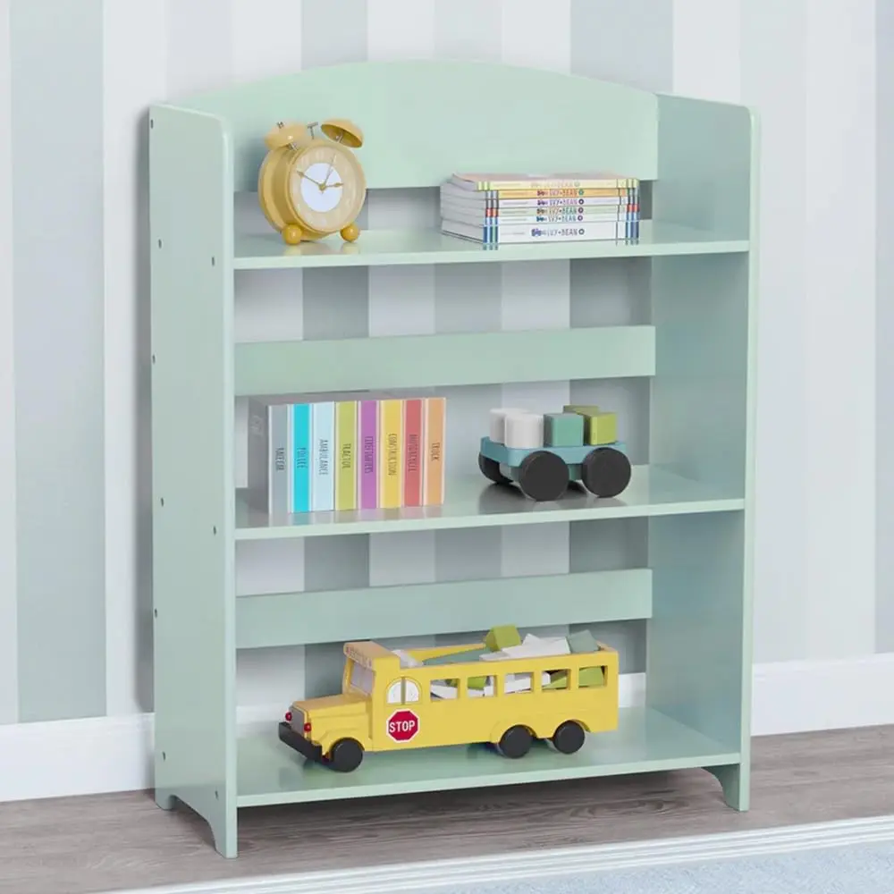 Delta Children MySize Bookshelf - Greenguard Gold Certified, Mint | Kid-Sized, Durable Wooden Bookcase - view 4