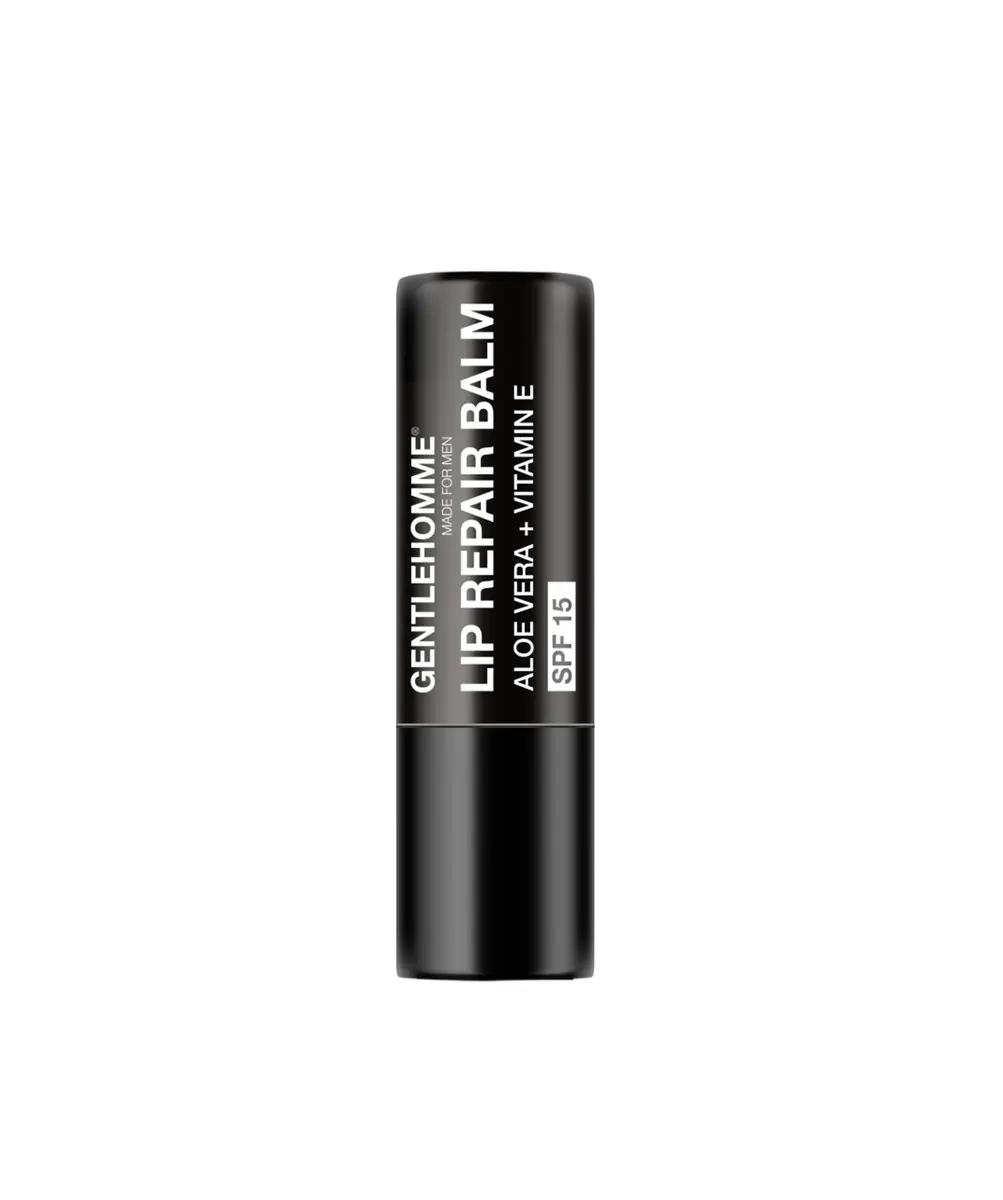 Gentlehomme Lip Repair Balm SPF 15 | Hydrates & Repairs Dry, Cracked Lips - Vegan, Clear Balm, 1 Pack - main product image