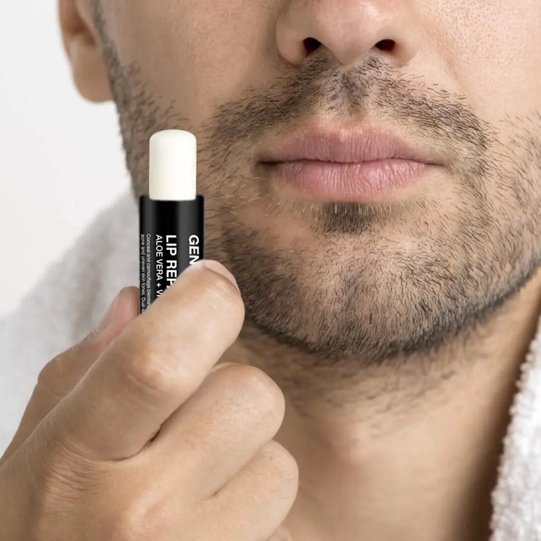 Gentlehomme Lip Repair Balm SPF 15 | Hydrates & Repairs Dry, Cracked Lips - Vegan, Clear Balm, 1 Pack - view 8