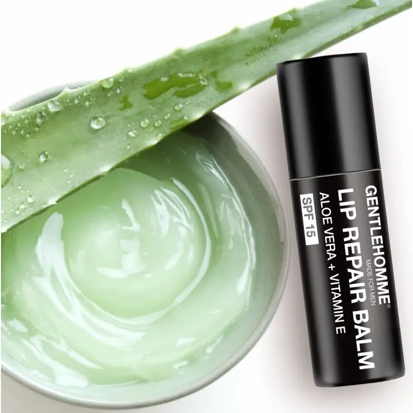 Gentlehomme Lip Repair Balm SPF 15 | Hydrates & Repairs Dry, Cracked Lips - Vegan, Clear Balm, 1 Pack - view 4