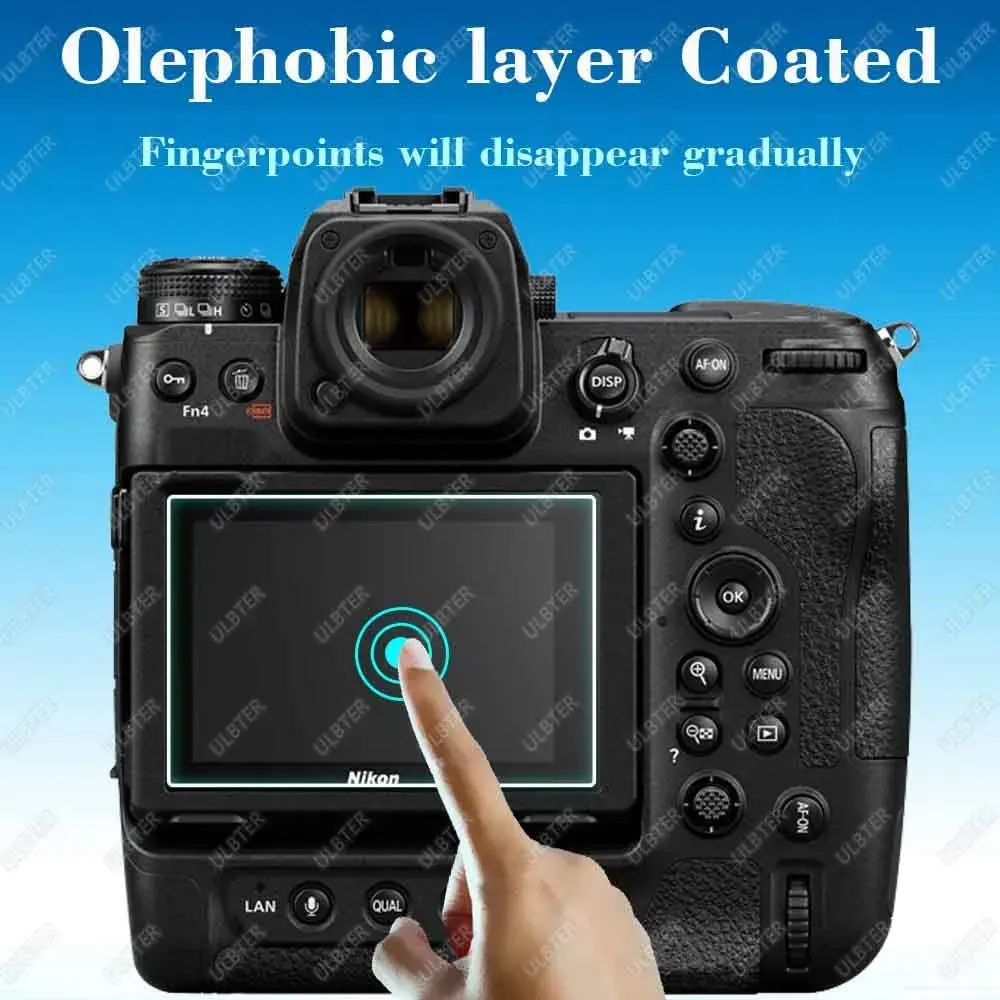 ULBTER Tempered Glass Screen Protector for Nikon Z9 Z8 (2+2 Pack) | 9H Hardness, 99.99% HD Clarity - view 5