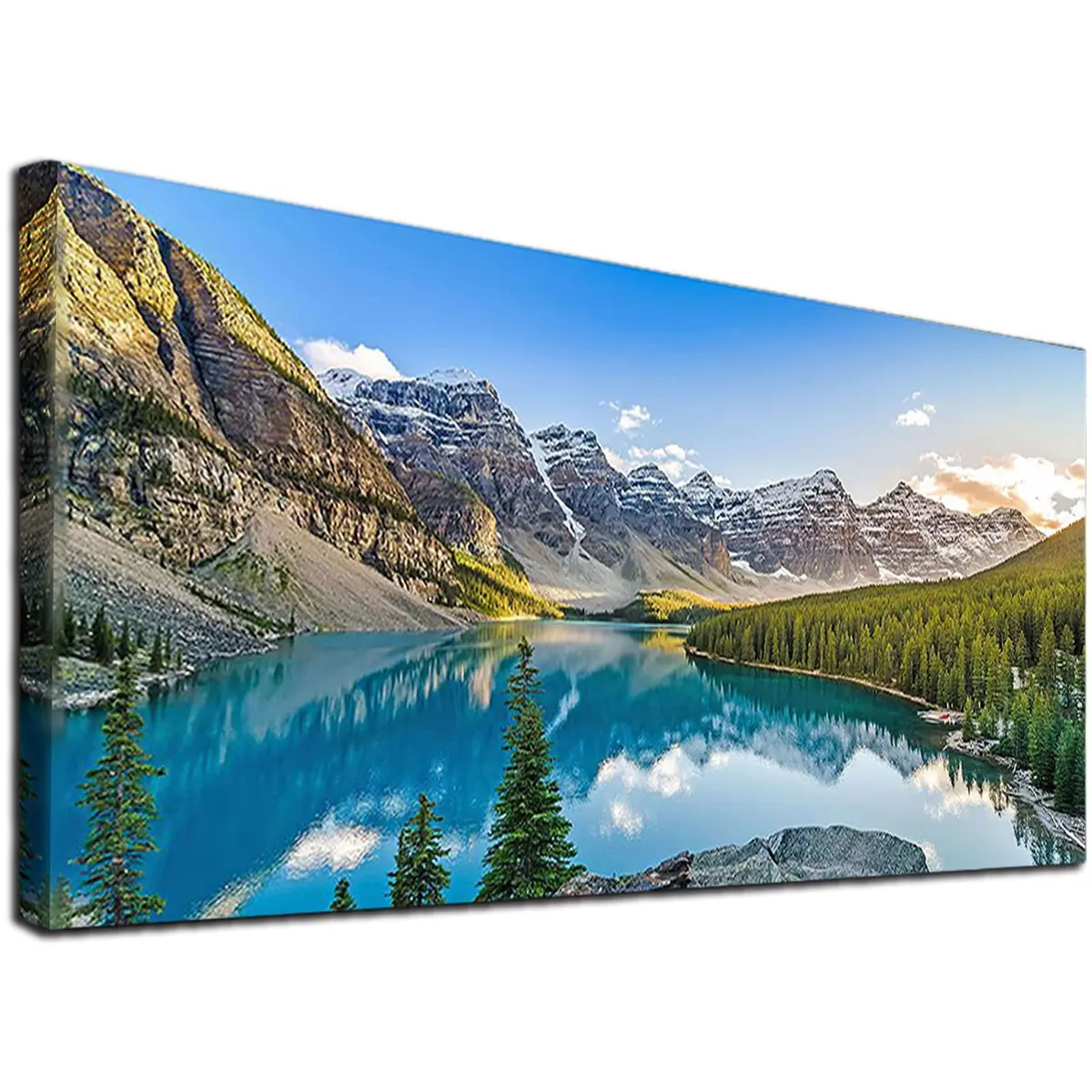 JATOK Diamond Painting Kit for Adults, Alpine Lake, 90cm x 40cm (35.5 x 15.7 in) | Full Round Drill Art & Craft Kit - main product image