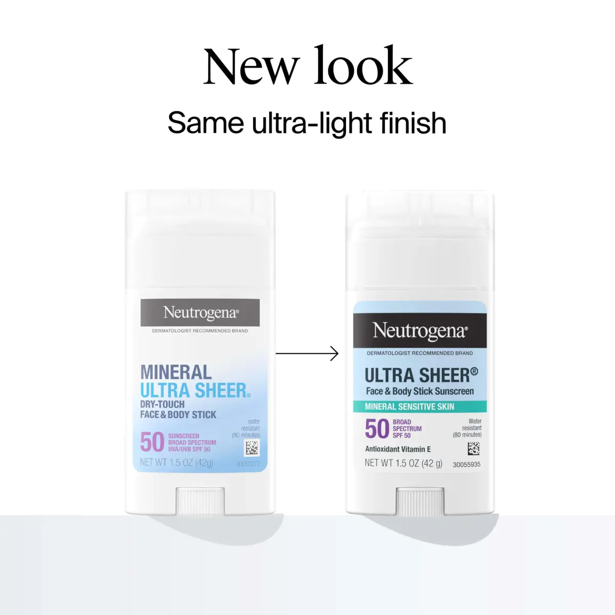 Neutrogena Ultra Sheer Mineral Sunscreen Stick SPF 50, 42ml (1.5 oz) | Dermatologist Recommended for Sensitive Skin - view 2