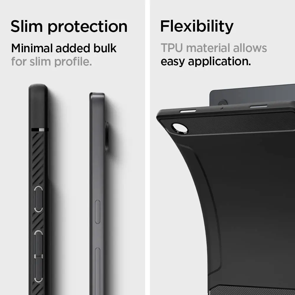 Spigen Galaxy Tab A8 10.5 Inch Case 2022 | Rugged Armor Slim Protective Cover with Carbon Fiber & Air Cushion Tech - view 7
