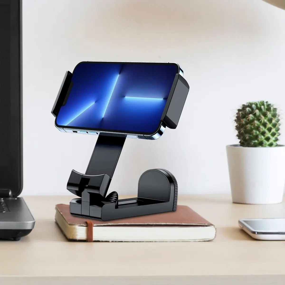 WixGear Universal Airplane Tablet Holder, with Multi-Directional Dual 360 Degree Rotation, Pocket Size Tablet Holder for Airplane, (Devices 3.5" to 7.67” Width Max Weight is 1.5 lbs) - view 9