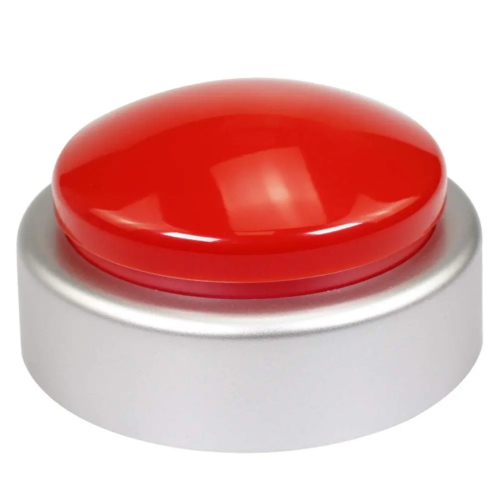 NESIGHTION Blind Clock, Talking Clock, Easy Set, Red | Voice Time & Alarm for Visually Impaired - main product image