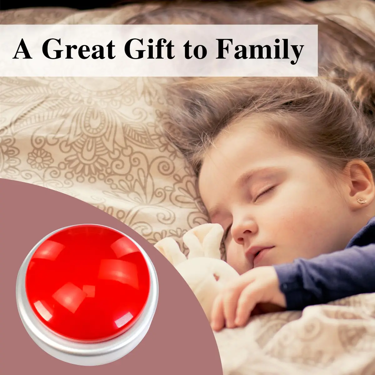 NESIGHTION Blind Clock, Talking Clock, Easy Set, Red | Voice Time & Alarm for Visually Impaired - view 7