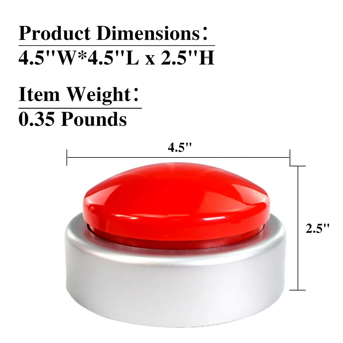 NESIGHTION Blind Clock, Talking Clock, Easy Set, Red | Voice Time & Alarm for Visually Impaired - view 2