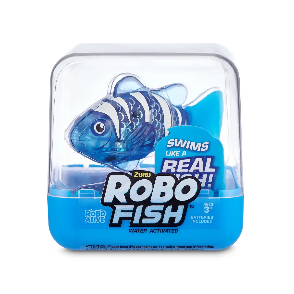 Robo Alive Robo Fish Series 2 (Red + Blue 2 Pack) | Water Activated Robotic Toy Fish with Color Change - view 3