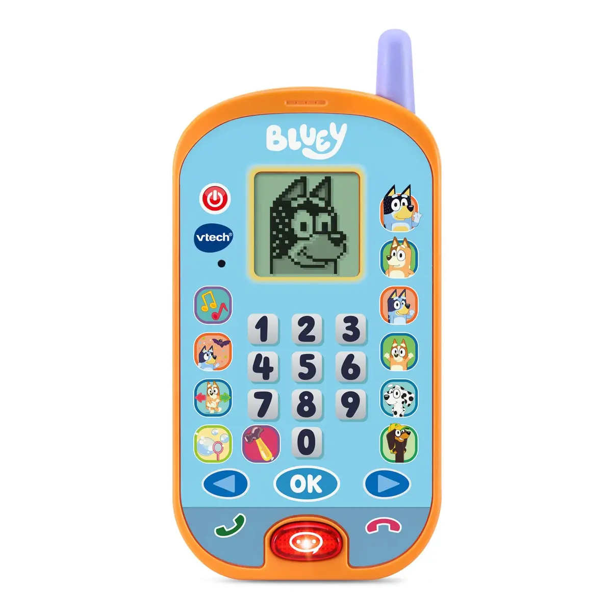 VTech Bluey Ring Ring Phone | Ages 3-6 Years, Interactive Chat & Games - main product image