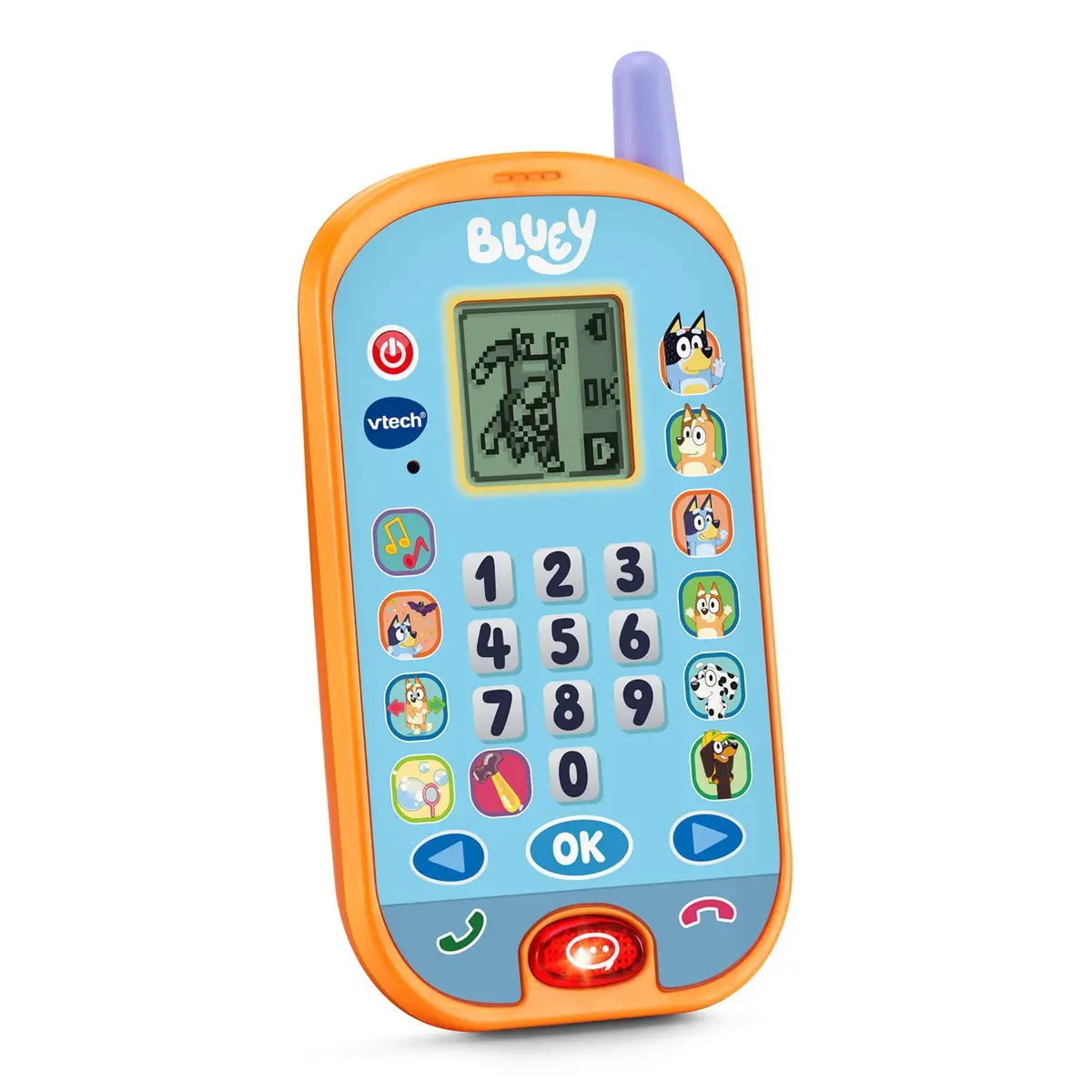 VTech Bluey Ring Ring Phone | Ages 3-6 Years, Interactive Chat & Games - view 2