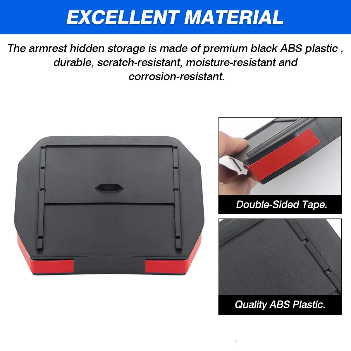 Karltys Center Console Hidden Organizer for Land Rover Defender 90 110 130 2020-2026 | Durable ABS Storage Box - view 4