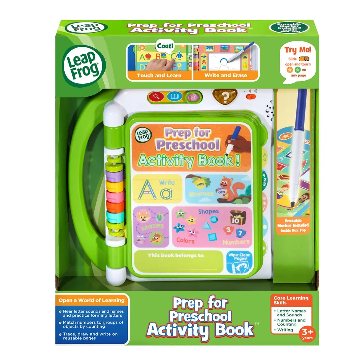LeapFrog Prep for Preschool Activity Book | Interactive Learning & Confidence Builder for 3+ Kids - view 6