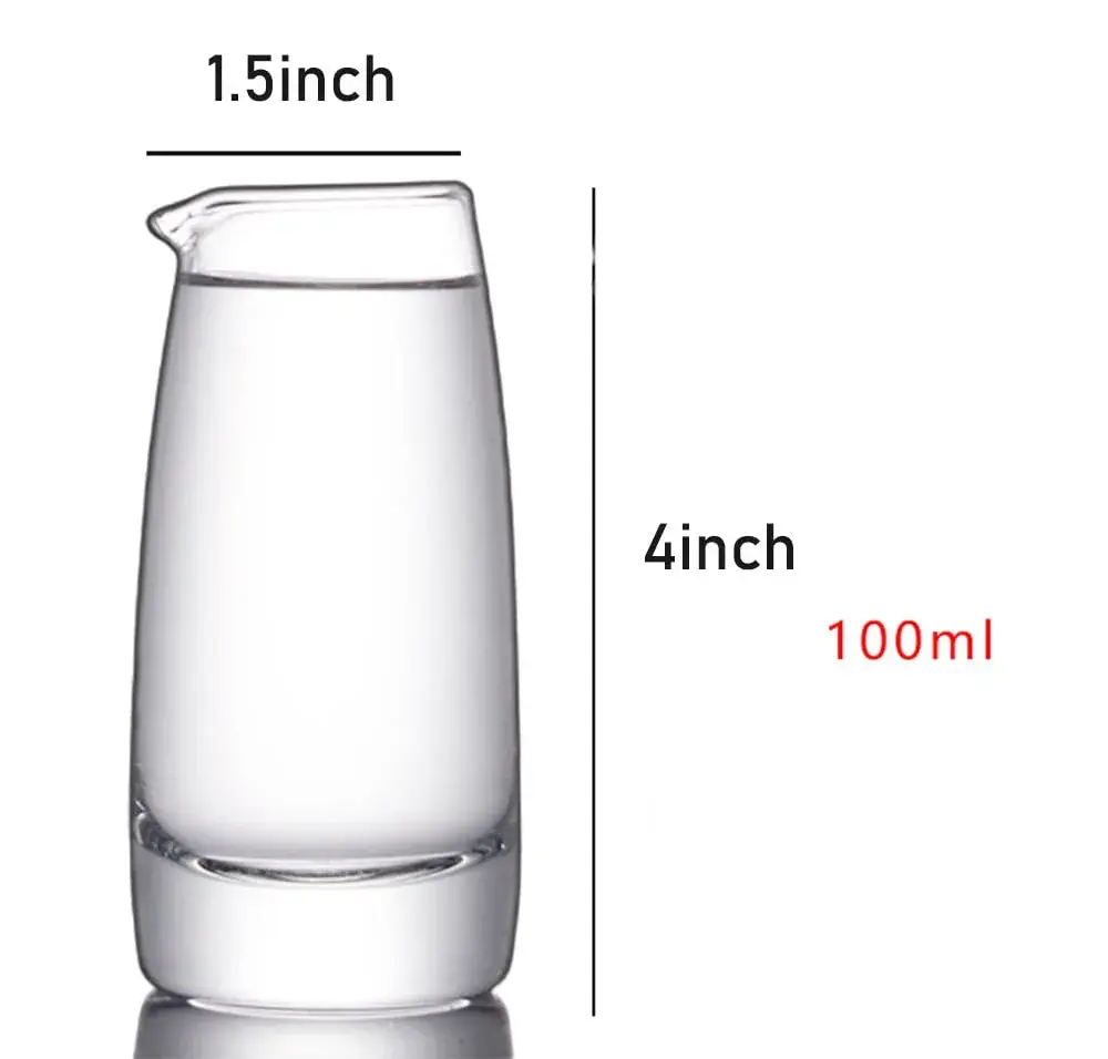 Mozacona Glass Creamer Pitcher 100ml (3.4 Fl Oz) 2-Pack | Perfect for Table Creamer & Dressings - view 2
