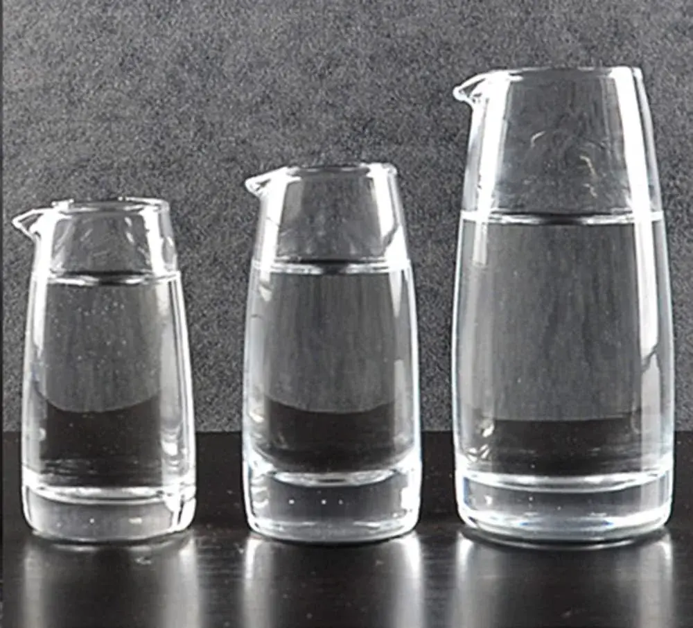 Mozacona Glass Creamer Pitcher 100ml (3.4 Fl Oz) 2-Pack | Perfect for Table Creamer & Dressings - view 3