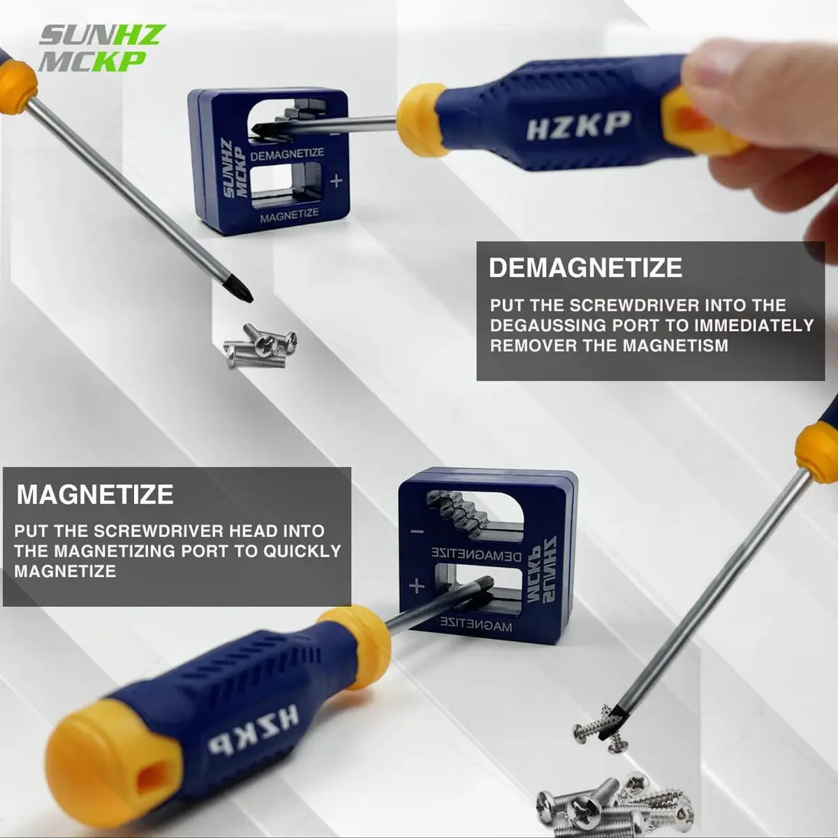 SUNHZ MCKP Magnetic Screwdriver Set 66-Piece | S2 Alloy Steel, Impact-Resistant, Ergonomic Handle - view 6