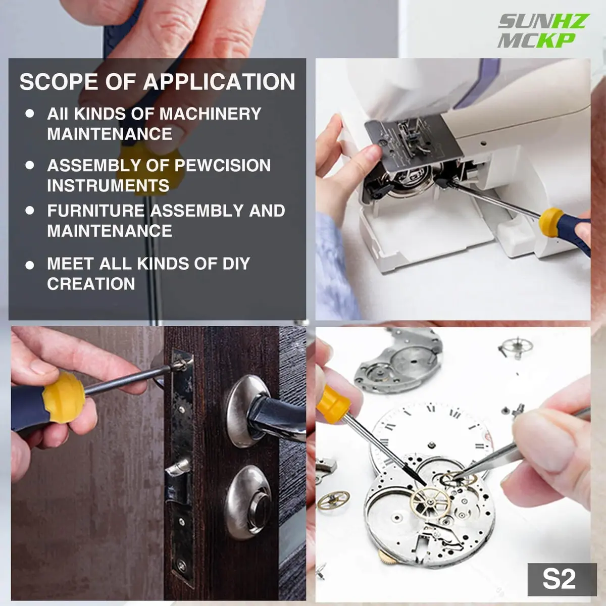 SUNHZ MCKP Magnetic Screwdriver Set 66-Piece | S2 Alloy Steel, Impact-Resistant, Ergonomic Handle - view 7