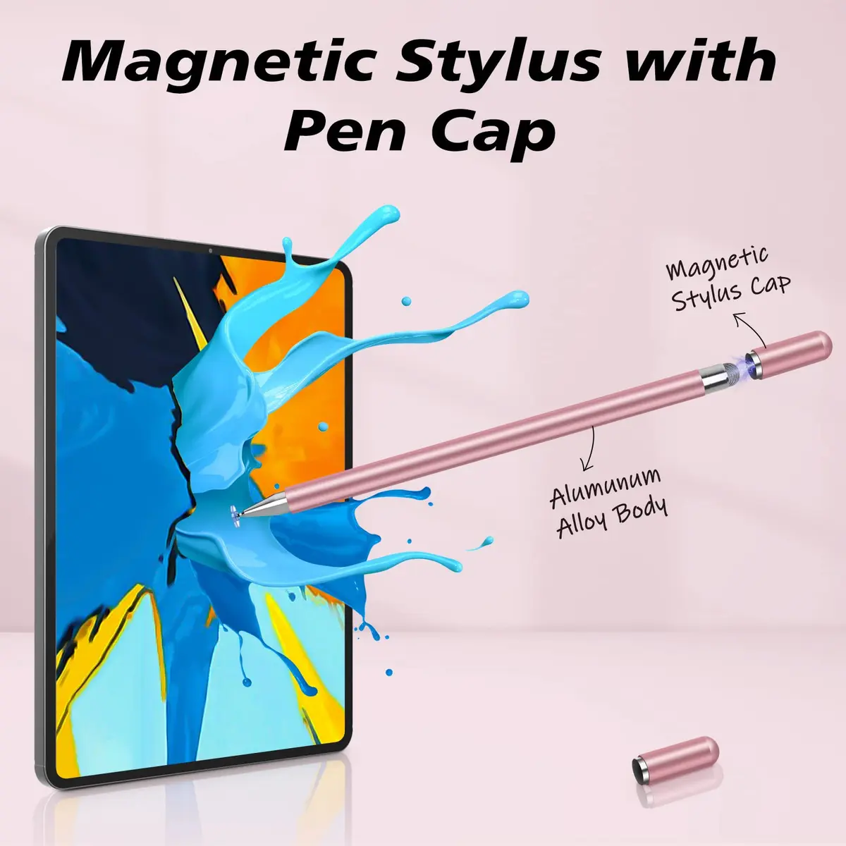 STYLUSHOME Magnetic Stylus Pen for iPad, iPhone & Android Touch Screens | Precise, Elegant Aluminum Design - view 2