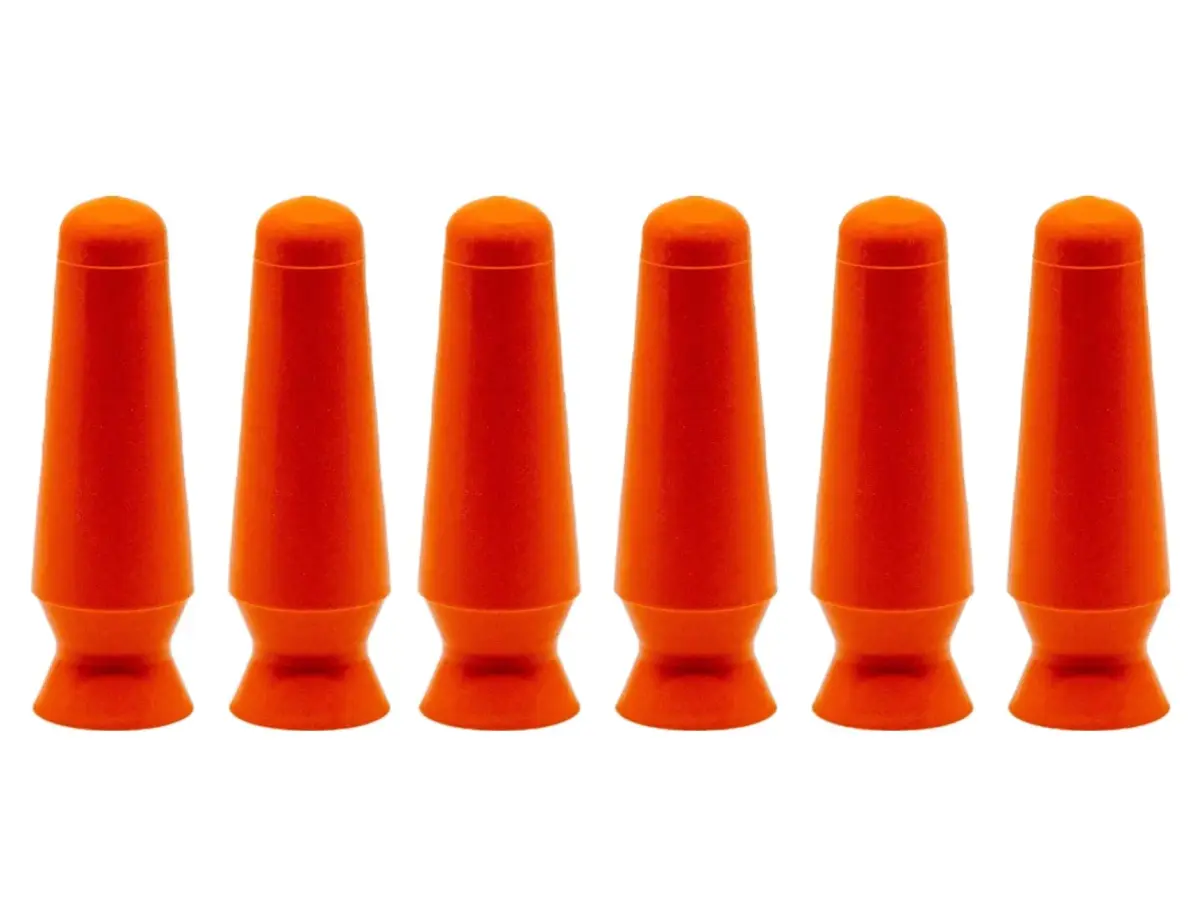 DMV Scleral Cup Contact Lens Applicator Tool 6 Pack Orange | FDA Approved for Insertion - main product image