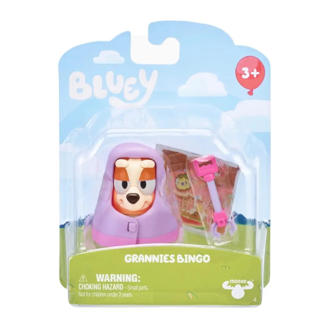 Bluey Story Starters Grannies Bingo Toy Figure 7.62cm (3 Inches) | ASTM-Tested Educational Play - view 2