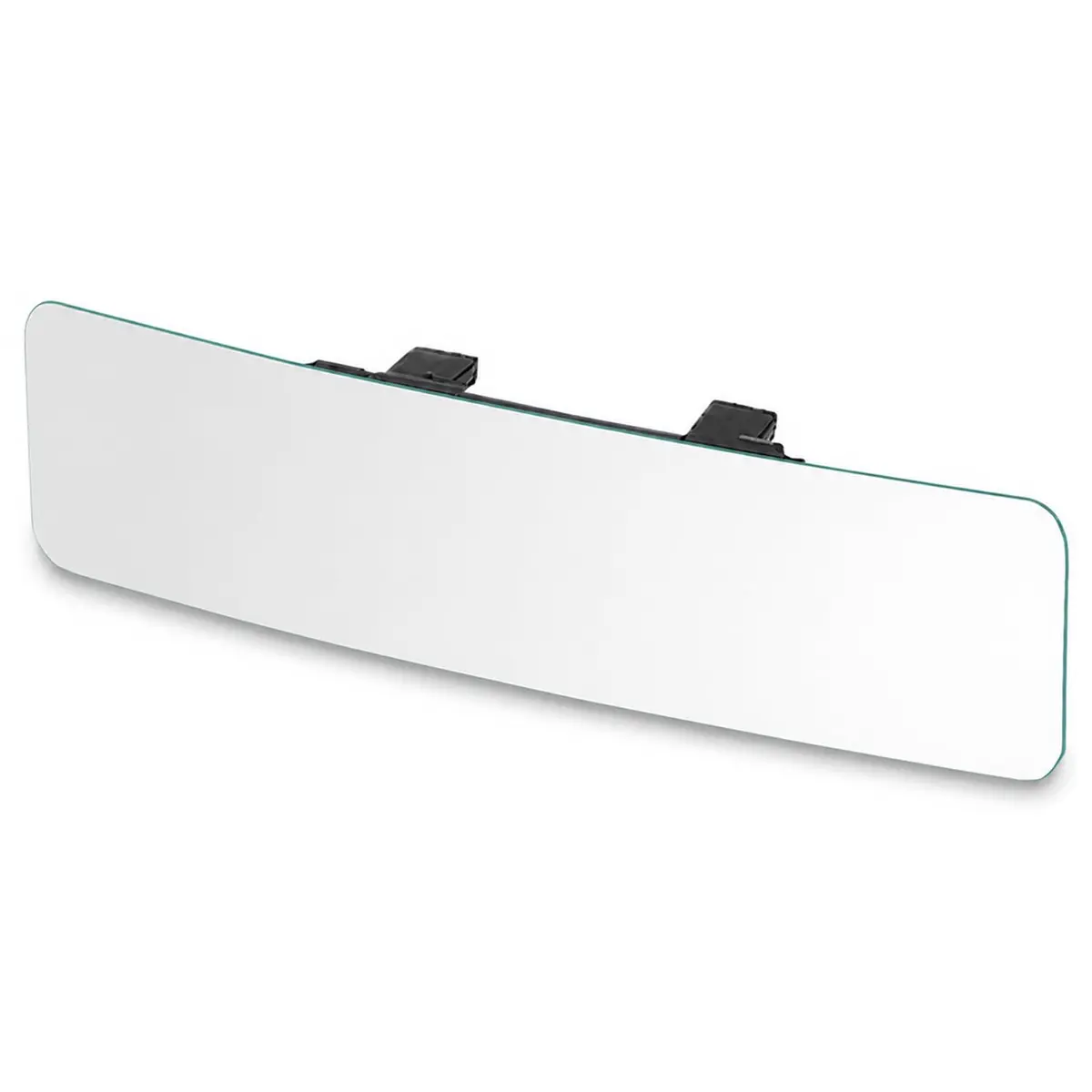 SkycropHD Wide Angle Panoramic Car Rearview Mirror, 12'' | Frameless, Convex, White - main product image