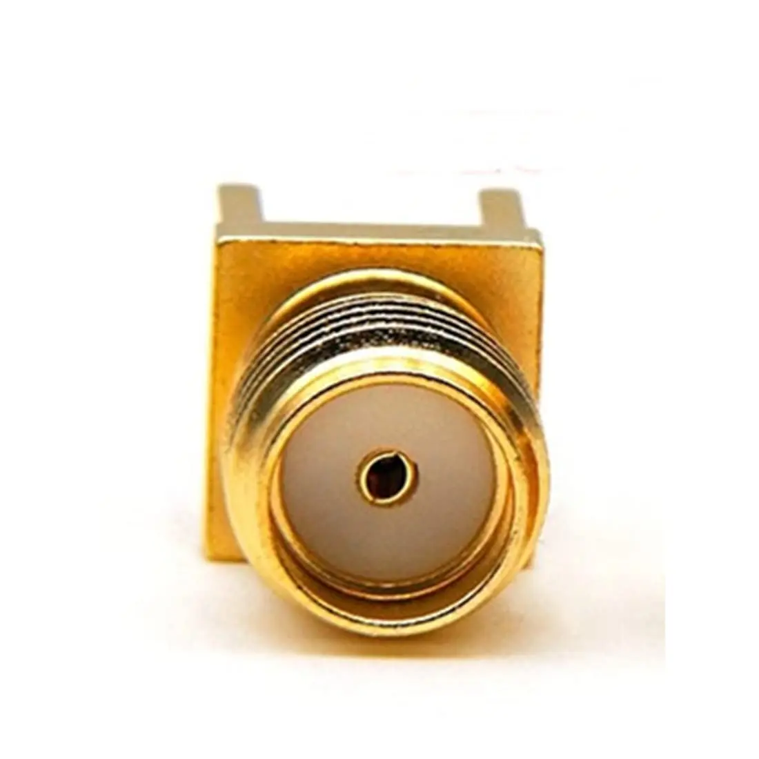 bnafes SMA Female PCB Panel Edge Mount Plug with 4 Pins Stand Straight Connector RF Coax Coaxial Adapter 25pcs - view 4