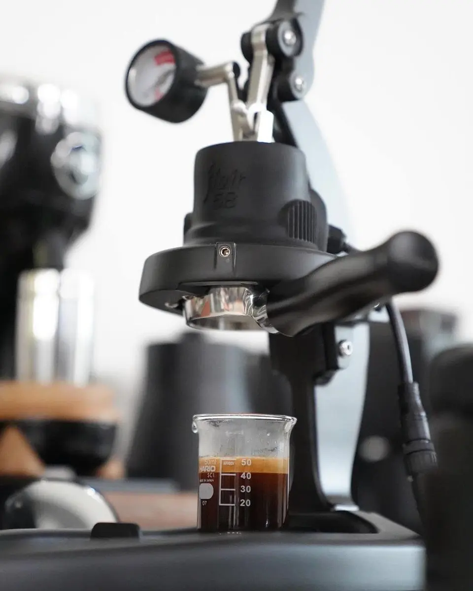 Normcore Black 18g Coffee Filter | Bottomless Portafilter for E61, Flair 58, ECM, Rocket, Sanremo, Synesso, Slayer, VBM Espresso Machines - view 3