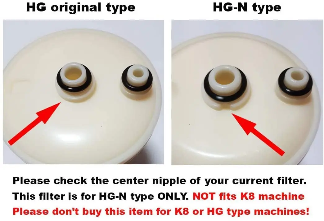 IonHiTech Replacement Filter Compatible with Water Ionizer HG-N | Granular Activated Carbon, 1 Count - view 6