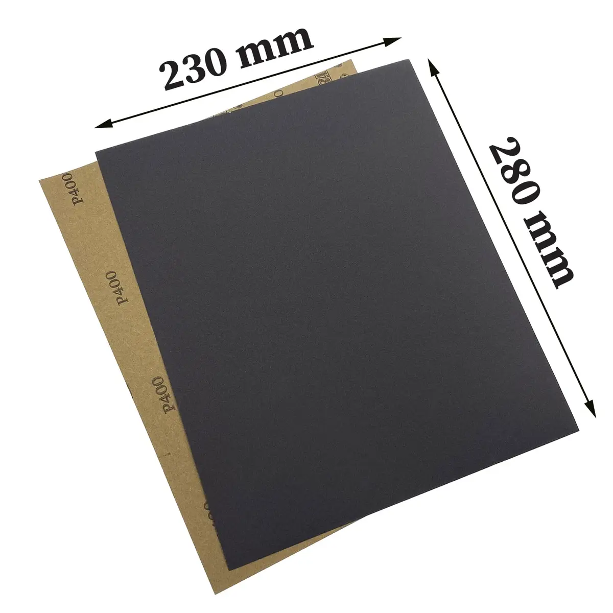 AutKerige 15-Piece Sandpaper Set 9x11 Inch | Wet Dry Silicon Carbide Grit 400/600/800 - view 2