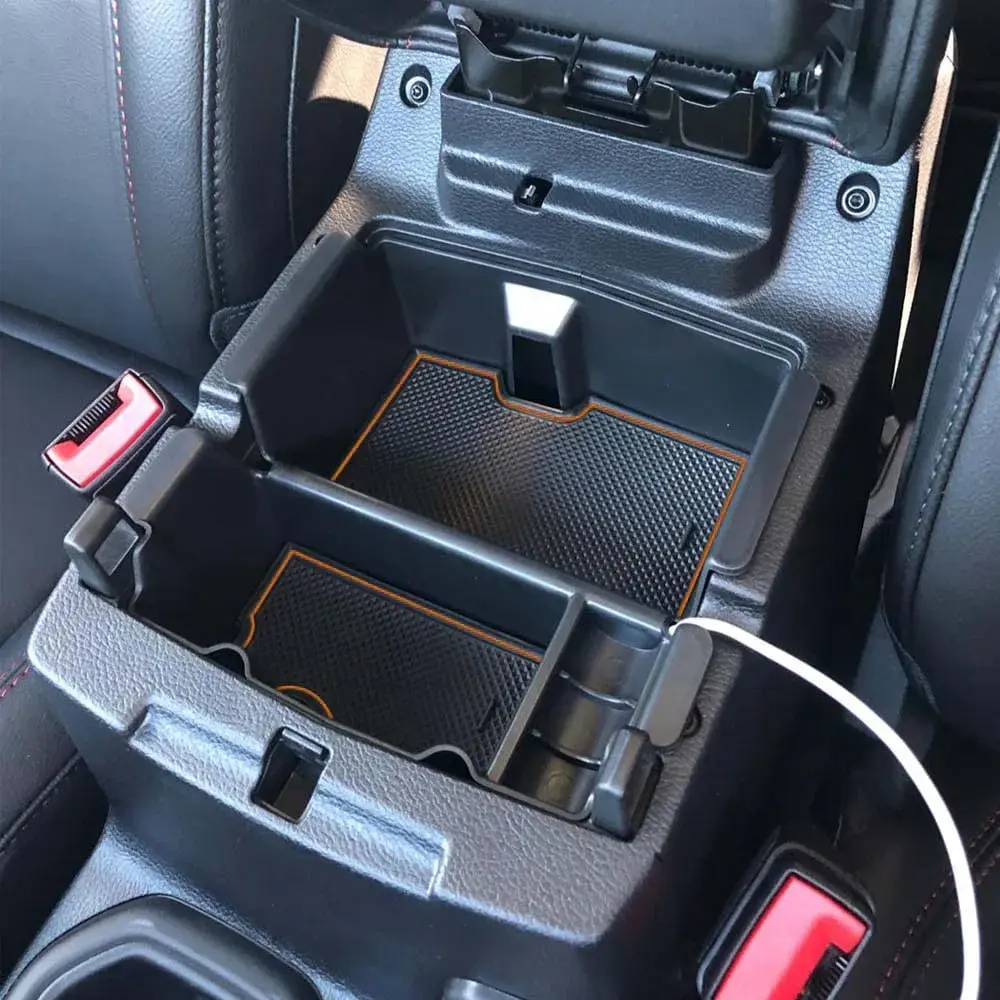 EDBETOS Center Console Organizer Tray for Jeep Wrangler JL/JLU & Gladiator JT (Orange) | Fits 2018-2026 Models - view 4
