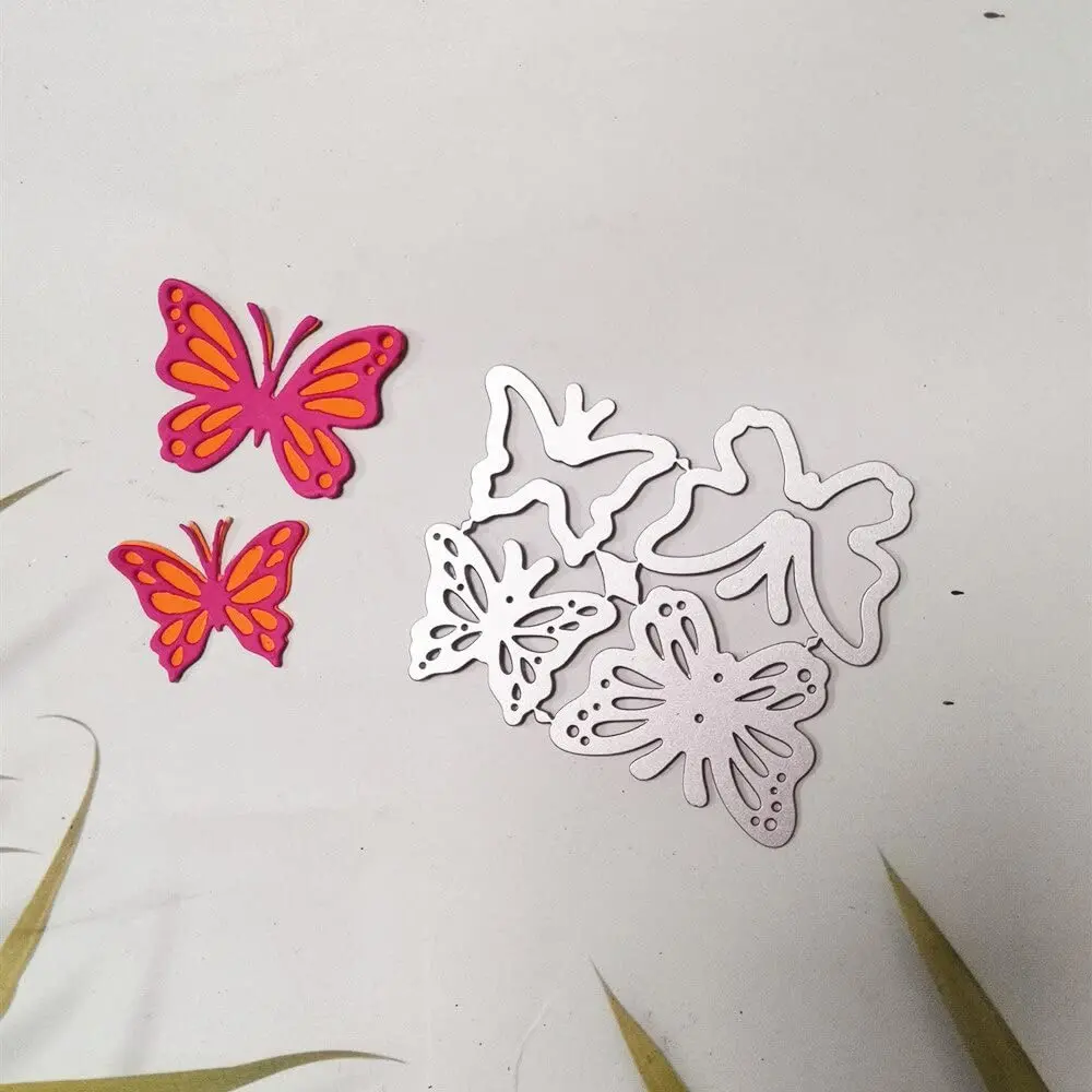 Trdxxx Butterflies Metal Cutting Die Cuts 6.7cm x 6cm (2.64" x 2.36") | DIY Craft Stencils for Card Making - main product image
