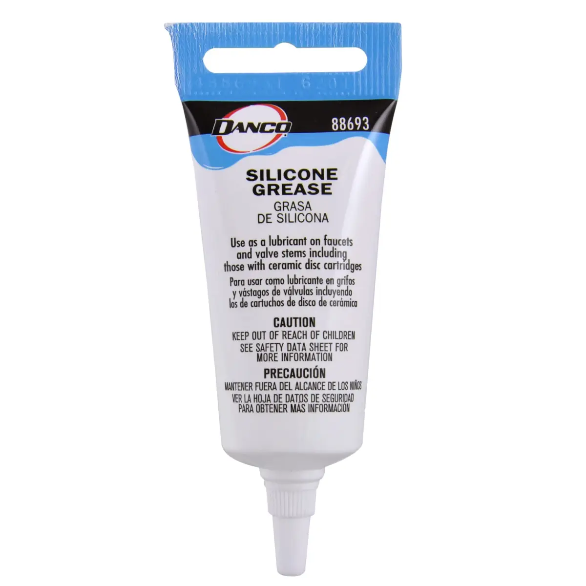 Danco Waterproof Silicone Faucet Grease 0.5 oz (14.79 ml) | Pack of 3 | NSF 61 Approved Plumbers Valve Lubricant - main product image