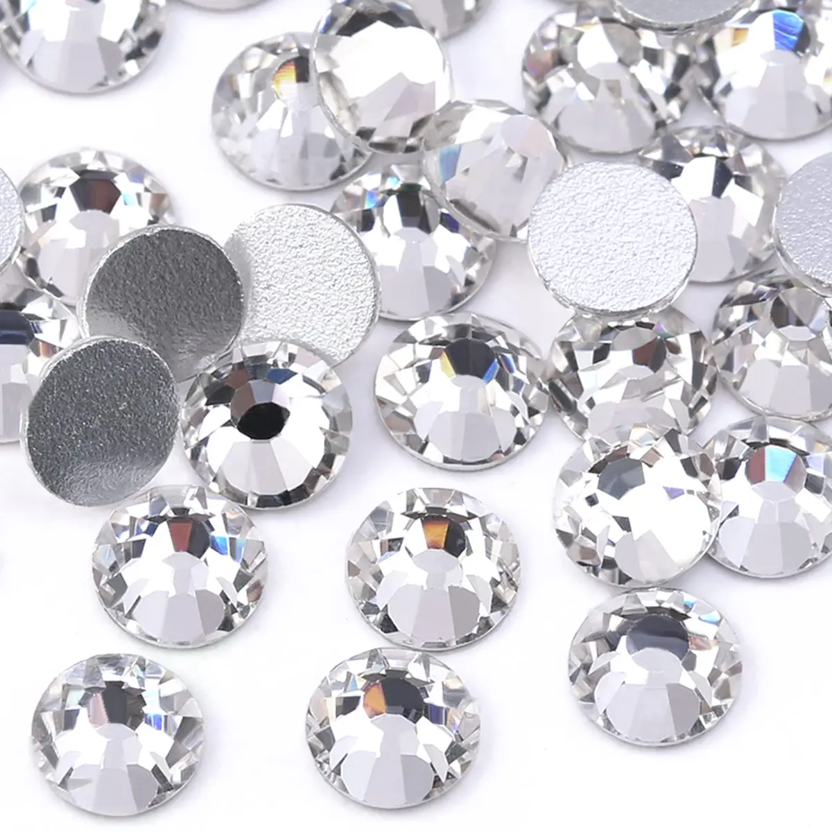 Dowarm Crystal Clear Flatback Rhinestones SS4 (1.5mm) | 1440 Pieces for Nail Art & Crafts - main product image