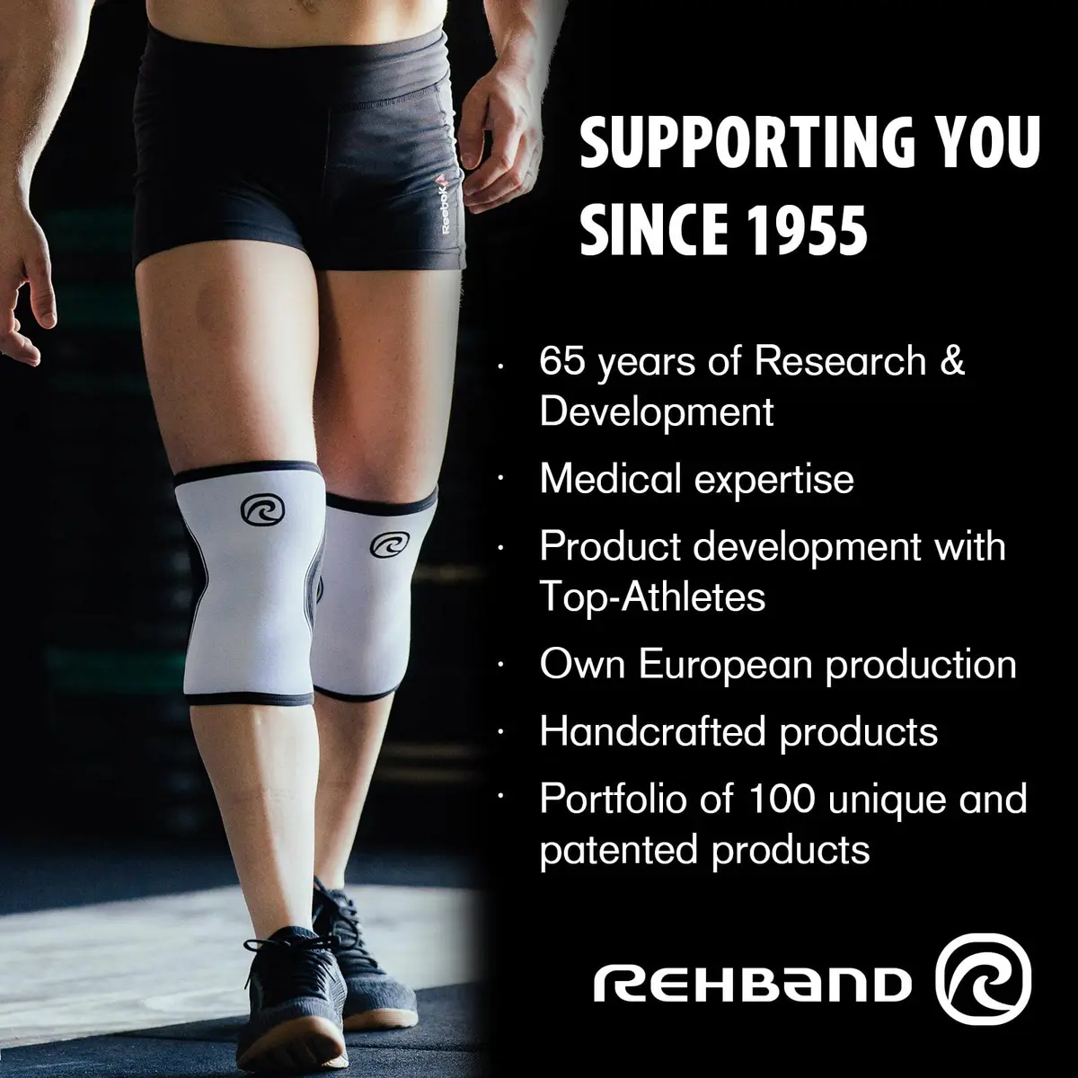 Rehband QD Ankle Support Brace Black Small | 5mm Neoprene Compression Sleeve for Sports & Everyday Use - view 6