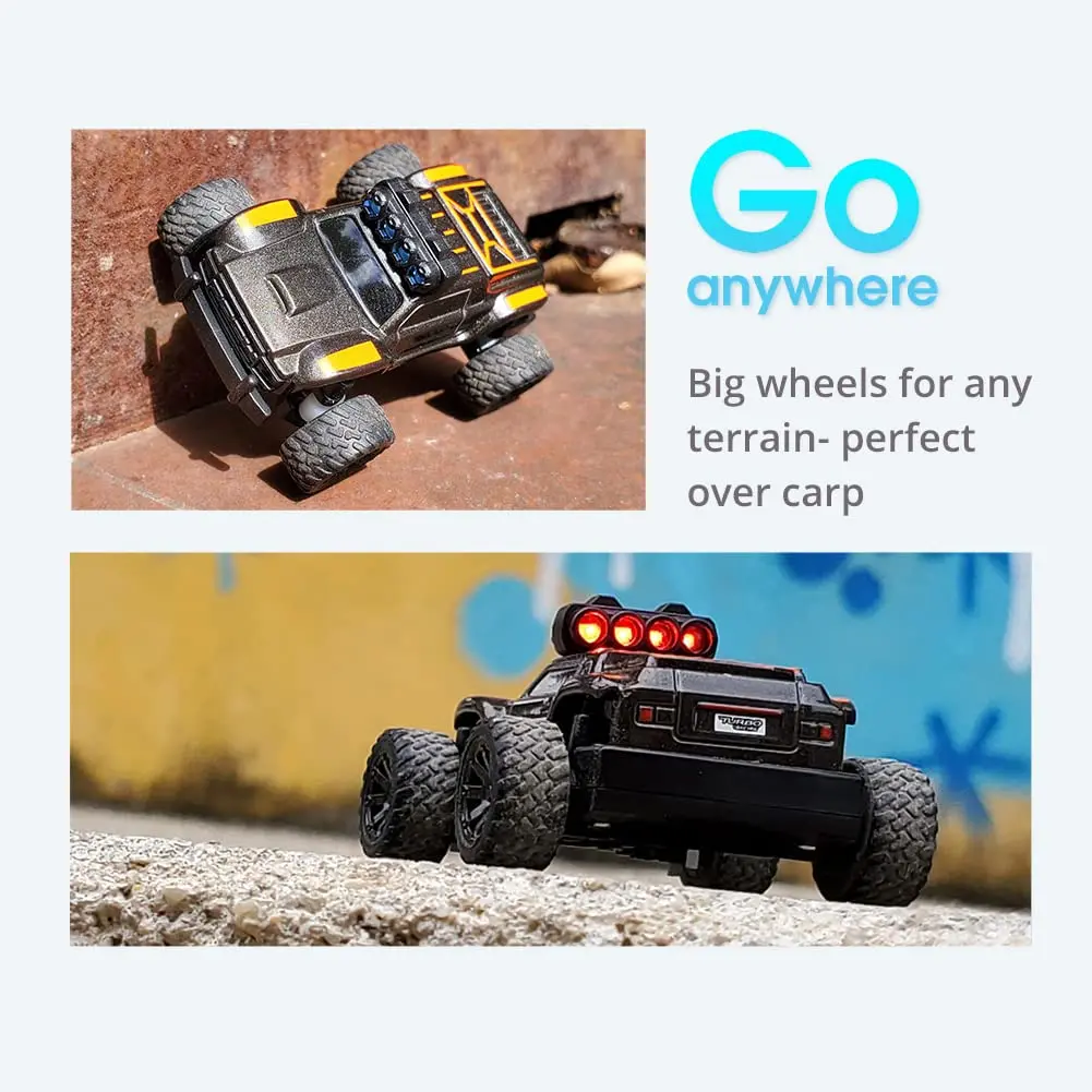 havcybin 1:76 Turbo Racing Scale RC Sport Car | Mini Model with Proportional RTR Kit for Kids & Collectors - view 6
